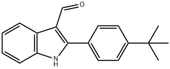 1H-Indole-3-carboxaldehyde,2-[4-(1,1-dimethylethyl)phenyl]-(9CI) Struktur