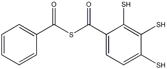 Dibenzoyl pertetrasulfide Struktur