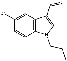 1H-Indole-3-carboxaldehyde,5-bromo-1-propyl-(9CI) Struktur