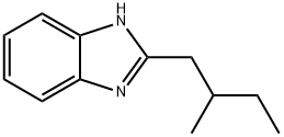 1H-Benzimidazole,2-(2-methylbutyl)-(9CI) Struktur