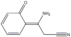 Benzenepropanenitrile,  2-hydroxy--bta--imino- Struktur