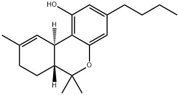 butyl-delta(9)-tetrahydrocannabinol Struktur