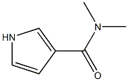 1H-Pyrrole-3-carboxamide,N,N-dimethyl-(9CI) Struktur