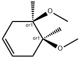 Cyclohexene, 4,5-dimethoxy-4,5-dimethyl-, (4R,5S)-rel- (9CI) Struktur