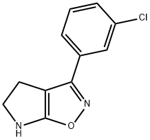 4H-Pyrrolo[3,2-d]isoxazole,3-(3-chlorophenyl)-5,6-dihydro-(9CI) Struktur