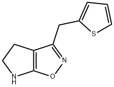 4H-Pyrrolo[3,2-d]isoxazole,5,6-dihydro-3-(2-thienylmethyl)-(9CI) Struktur