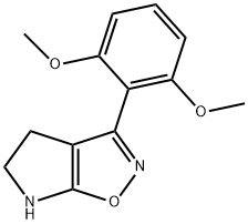 4H-Pyrrolo[3,2-d]isoxazole,3-(2,6-dimethoxyphenyl)-5,6-dihydro-(9CI) Struktur