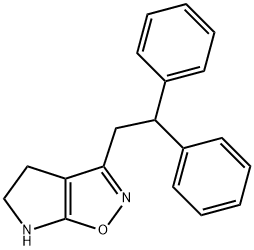 4H-Pyrrolo[3,2-d]isoxazole,3-(2,2-diphenylethyl)-5,6-dihydro-(9CI) Struktur