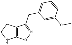 4H-Pyrrolo[3,2-d]isoxazole,5,6-dihydro-3-[(3-methoxyphenyl)methyl]-(9CI) Struktur