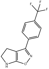 4H-Pyrrolo[3,2-d]isoxazole,5,6-dihydro-3-[4-(trifluoromethyl)phenyl]-(9CI) Struktur