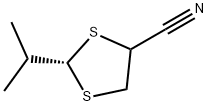 1,3-Dithiolane-4-carbonitrile,2-(1-methylethyl)-(9CI) Struktur