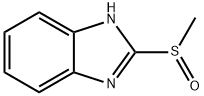 1H-Benzimidazole,2-(methylsulfinyl)-(9CI) Struktur