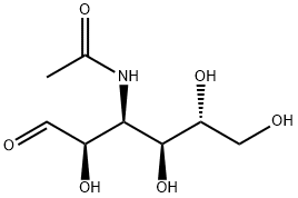 3-(Acetylamino)-3-deoxy-D-glucose Struktur