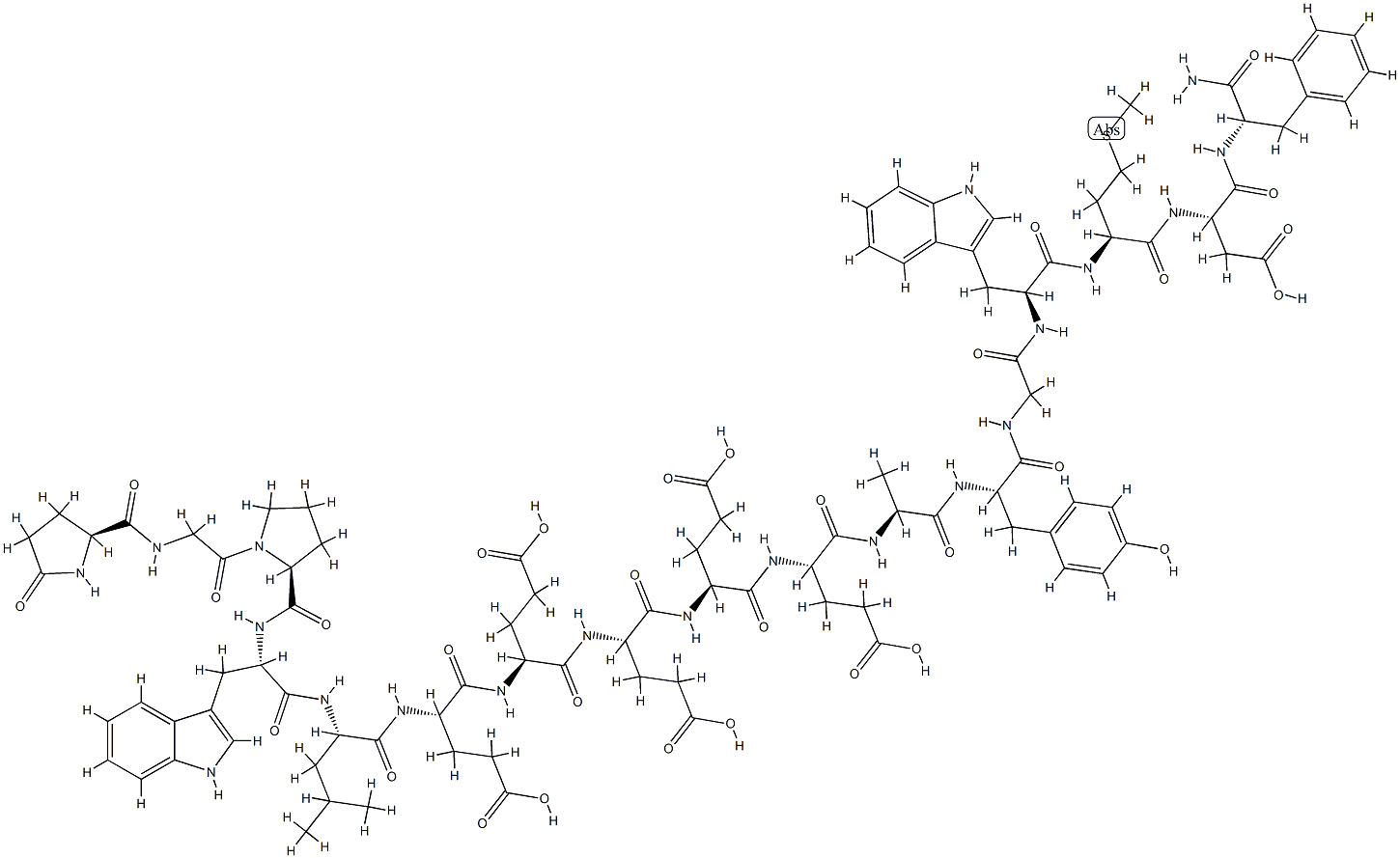 gastrin 17 Struktur