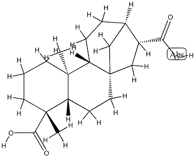 ent-kauran-17,19-dioic acid Struktur