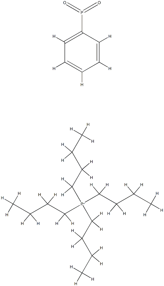 TETRA-N-BUTYLPHOSPHONIUMPHENYLPHOSPHINATE Struktur