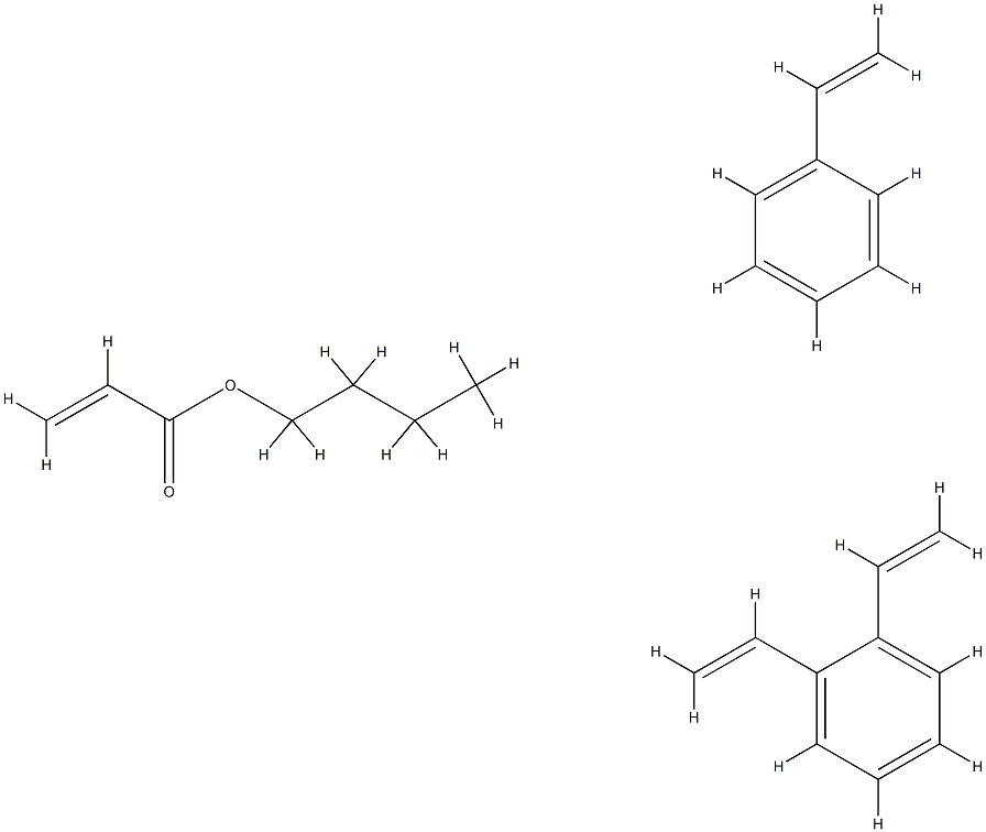 STYRENE-BUTYLACRYLATE COPOLYMER Struktur