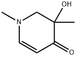 4(1H)-Pyridinone,2,3-dihydro-3-hydroxy-1,3-dimethyl-(9CI) Struktur