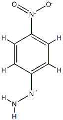 Hydrazyl,  1-(4-nitrophenyl)-  (9CI) Struktur