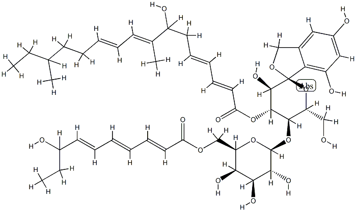 阜孢假絲菌素 C, 61036-48-4, 結(jié)構(gòu)式