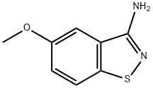 1,2-Benzisothiazol-3-amine,5-methoxy-(9CI) Struktur