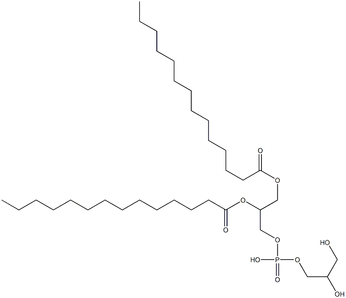 dimyristoylphosphatidylglycerol Struktur