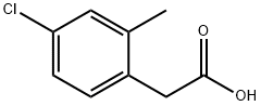 2-(4-chloro-2-methylphenyl)acetic acid Struktur