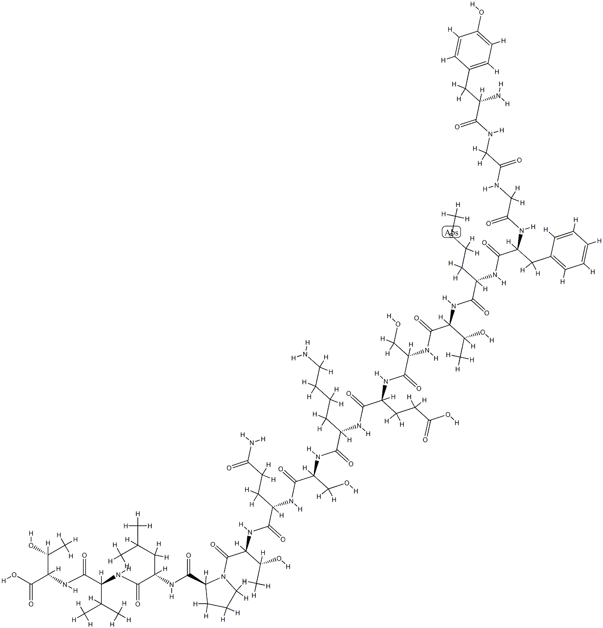 alpha-Endorphin Struktur