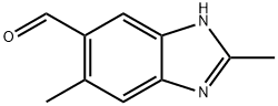 1H-Benzimidazole-5-carboxaldehyde,2,6-dimethyl-(9CI) Struktur