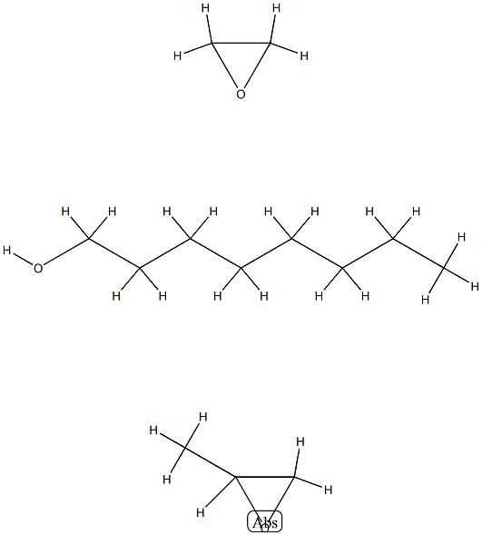 Oxirane, methyl-, polymer with oxirane, octyl ether Struktur