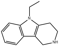 1H-Pyrido[4,3-b]indole,5-ethyl-2,3,4,5-tetrahydro-(9CI) Struktur