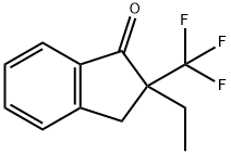 1H-Inden-1-one,2-ethyl-2,3-dihydro-2-(trifluoromethyl)-(9CI) Struktur