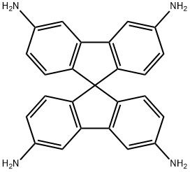 9,9'-spirobi[fluorene]-3,3',6,6'-tetramine Struktur