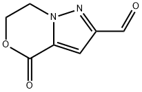 4H-Pyrazolo[5,1-c][1,4]oxazine-2-carboxaldehyde,6,7-dihydro-4-oxo-(9CI) Struktur