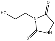 4-Imidazolidinone,3-(2-hydroxyethyl)-2-thioxo-(9CI) Struktur