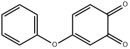 3,5-Cyclohexadiene-1,2-dione,4-phenoxy-(9CI) Struktur