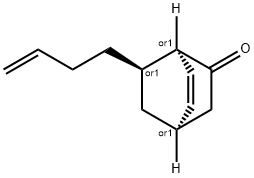 Bicyclo[2.2.2]oct-5-en-2-one, 7-(3-butenyl)-, (1R,4R,7R)-rel- (9CI) Struktur