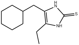 2H-Imidazole-2-thione,4-(cyclohexylmethyl)-5-ethyl-1,3-dihydro-(9CI) Struktur