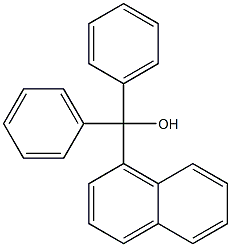 α,α-Diphenylnaphthalene-1-methanol Struktur