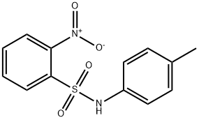 N-(4-methylphenyl)-2-nitrobenzenesulfonamide Struktur