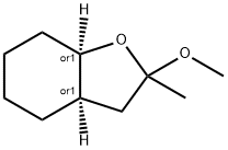 Benzofuran, octahydro-2-methoxy-2-methyl-, (3aR,7aR)-rel- (9CI) Struktur