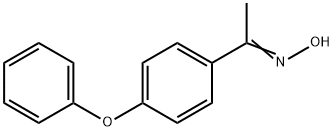 (NZ)-N-[1-(4-phenoxyphenyl)ethylidene]hydroxylamine Struktur