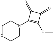 3-Cyclobutene-1,2-dione,3-methoxy-4-(4-morpholinyl)-(9CI) Struktur