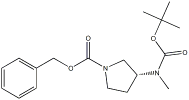 benzyl (3R)-3-[(tert-butoxycarbonyl)(methyl)amino]pyrrolidine-1-carboxylate