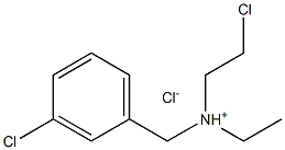 Benzenemethanamine,3-chloro-N-(2-chloroethyl)-N-ethyl-, hydrochloride (1:1) Struktur