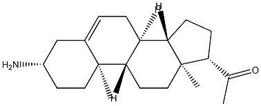 3β-Aminopregn-5-en-20-one Struktur