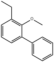 1,1-Biphenyl,3-ethyl-2-methoxy-(9CI) Struktur