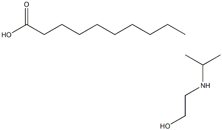 decanoic acid, compound with 2-(isopropylamino)ethanol (1:1) Struktur