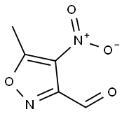 3-Isoxazolecarboxaldehyde,5-methyl-4-nitro-(7CI,8CI) Struktur