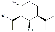 Cyclohexanemethanol, 2-hydroxy--alpha-,6-dimethyl-3-(1-methylethyl)-, (-alpha-R,1R,2S,3S,6R)- (9CI) Struktur